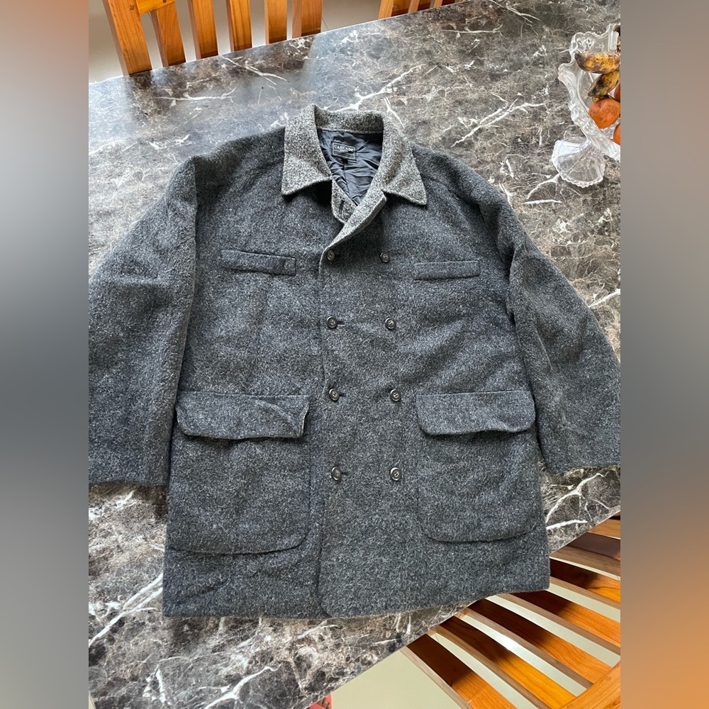 Woollen coat. Size XL. Used - Picture 5 of 5